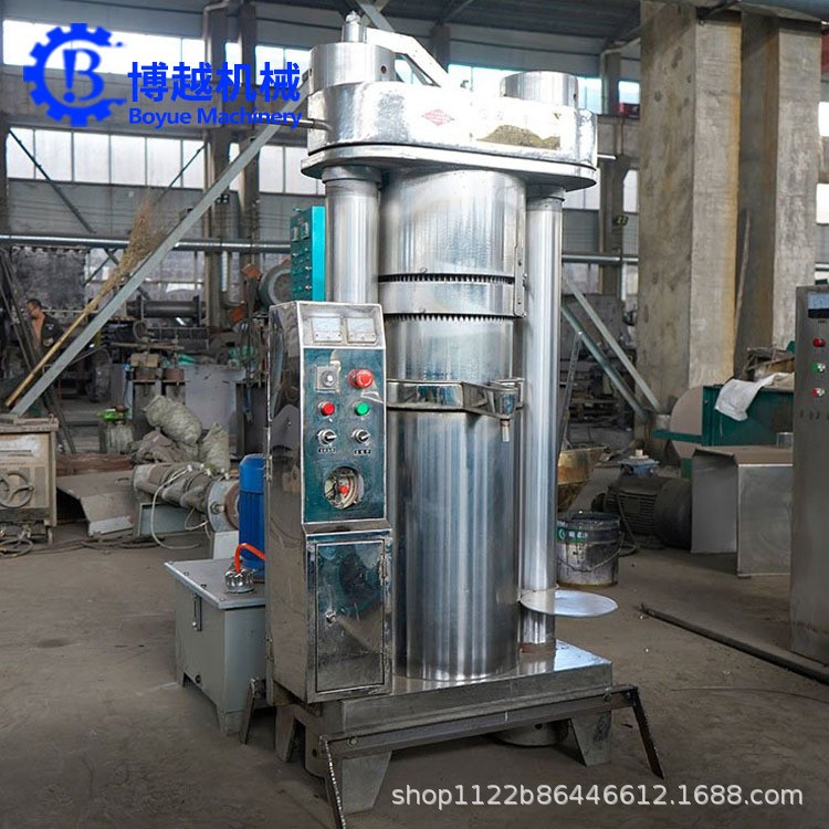 全自动液压榨油机 立式芝麻核桃花生压油机 商用芝麻香油机 1台图3