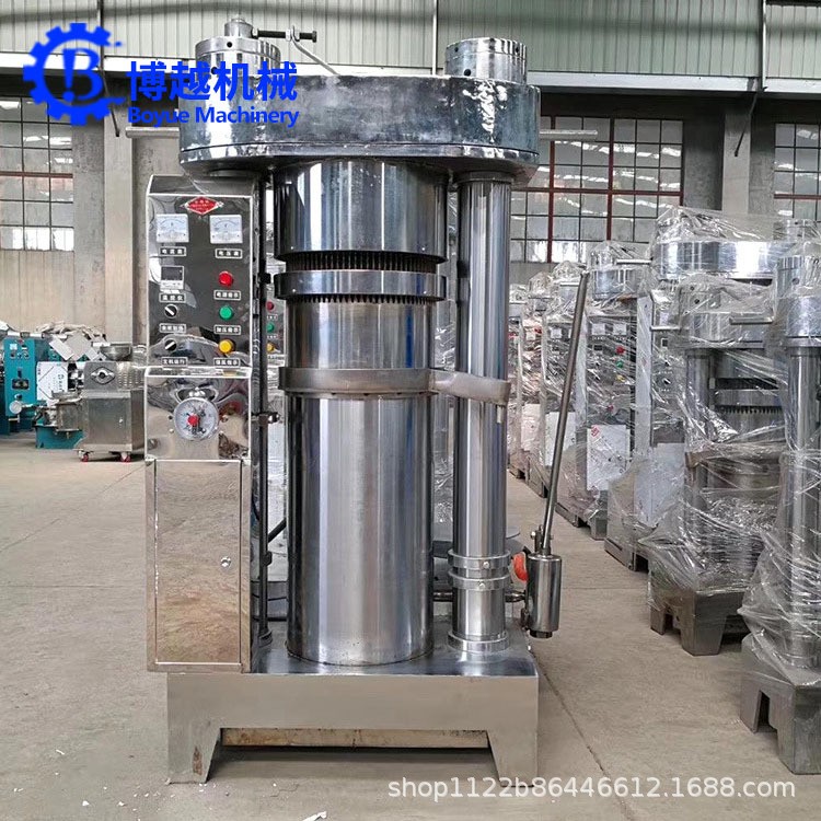 全自动液压榨油机 立式芝麻核桃花生压油机 商用芝麻香油机 1台图4