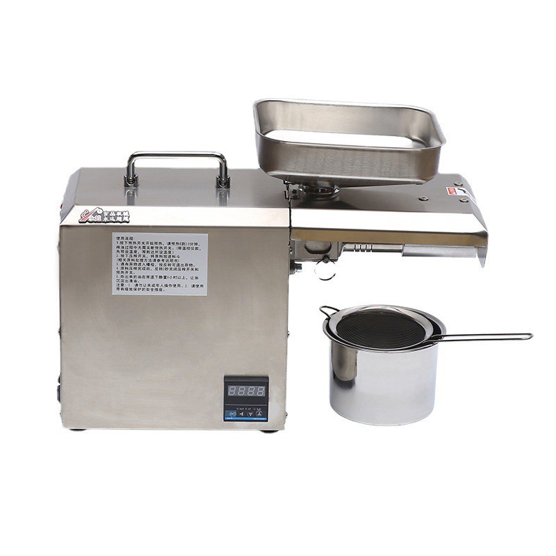 榨油机小型多功能全自动不锈钢花生菜籽油压榨机现货供应食用油图5