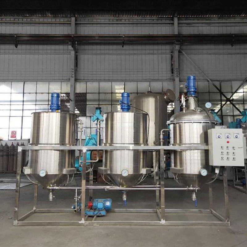 棕榈油精炼设备 小型茶油精炼机 花生油菜籽油过滤机 脱胶榨油机图4