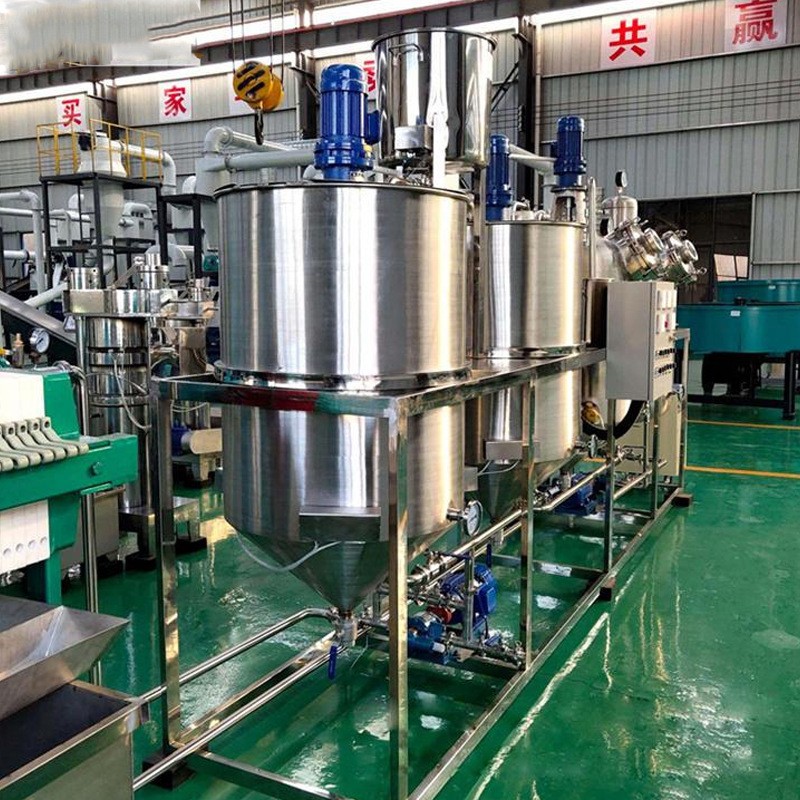棕榈油精炼设备 小型茶油精炼机 花生油菜籽油过滤机 脱胶榨油机图3