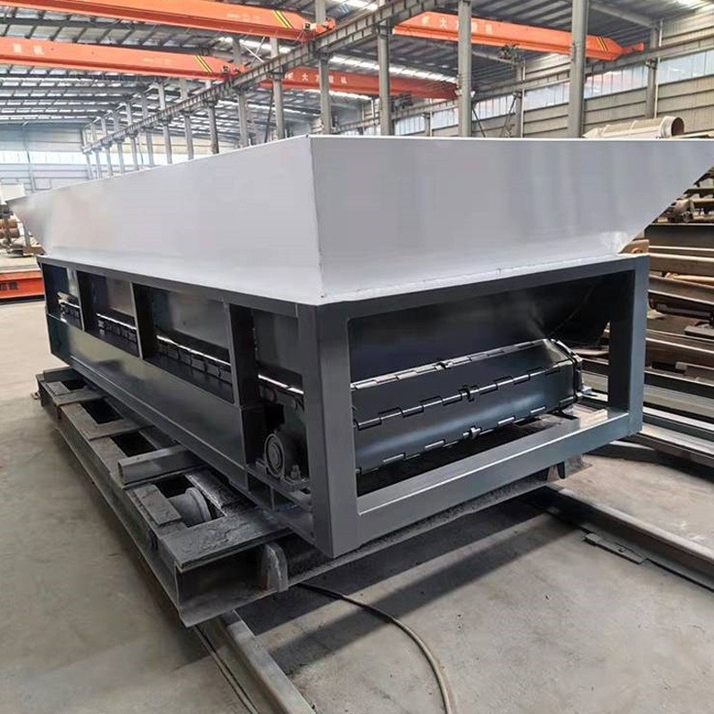 耐高温链板输送机工业车间不漏料铁板给料机带料仓给料板式输送机图3