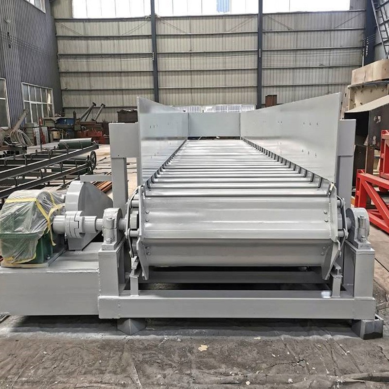 耐高温链板输送机工业车间不漏料铁板给料机带料仓给料板式输送机图4