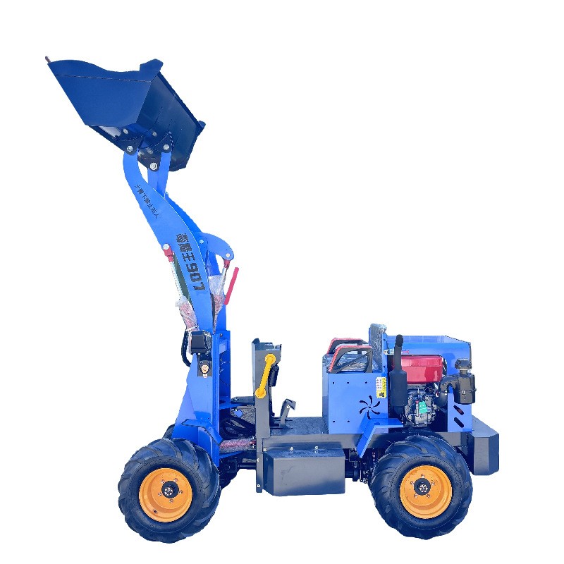 小铲车装载机柴油四驱农用推土机工程单缸养殖小型铲车电动装载机图5