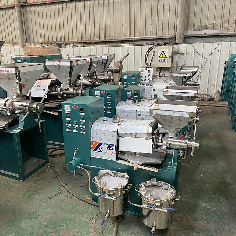 70型商用带过滤榨油机220V全自动花生葵花籽芝麻螺旋现榨图2