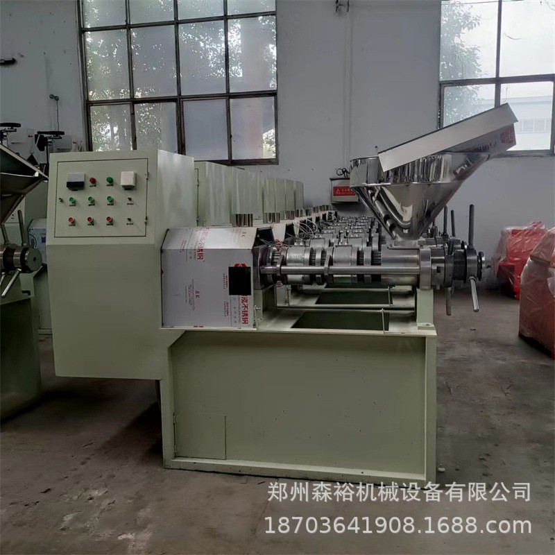 榨油机商用中型油坊全自动螺旋榨油机 大豆专用螺旋榨油机图2