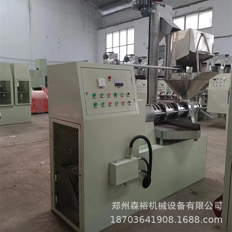 榨油机商用中型油坊全自动螺旋榨油机 大豆专用螺旋榨油机图5