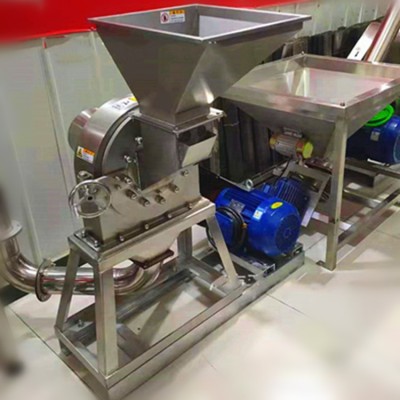 厂家直供不锈钢五谷杂粮粉碎机 30型圆盘式自吸粉碎设备