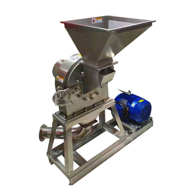厂家直供不锈钢五谷杂粮粉碎机 30型圆盘式自吸粉碎设备图3