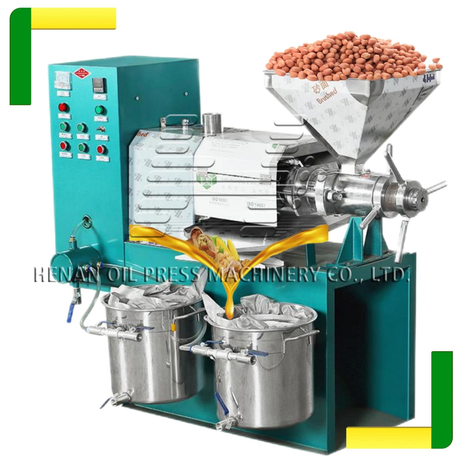 全自动榨油机商用70型花生大豆油菜籽葵花籽食用油制造机图2