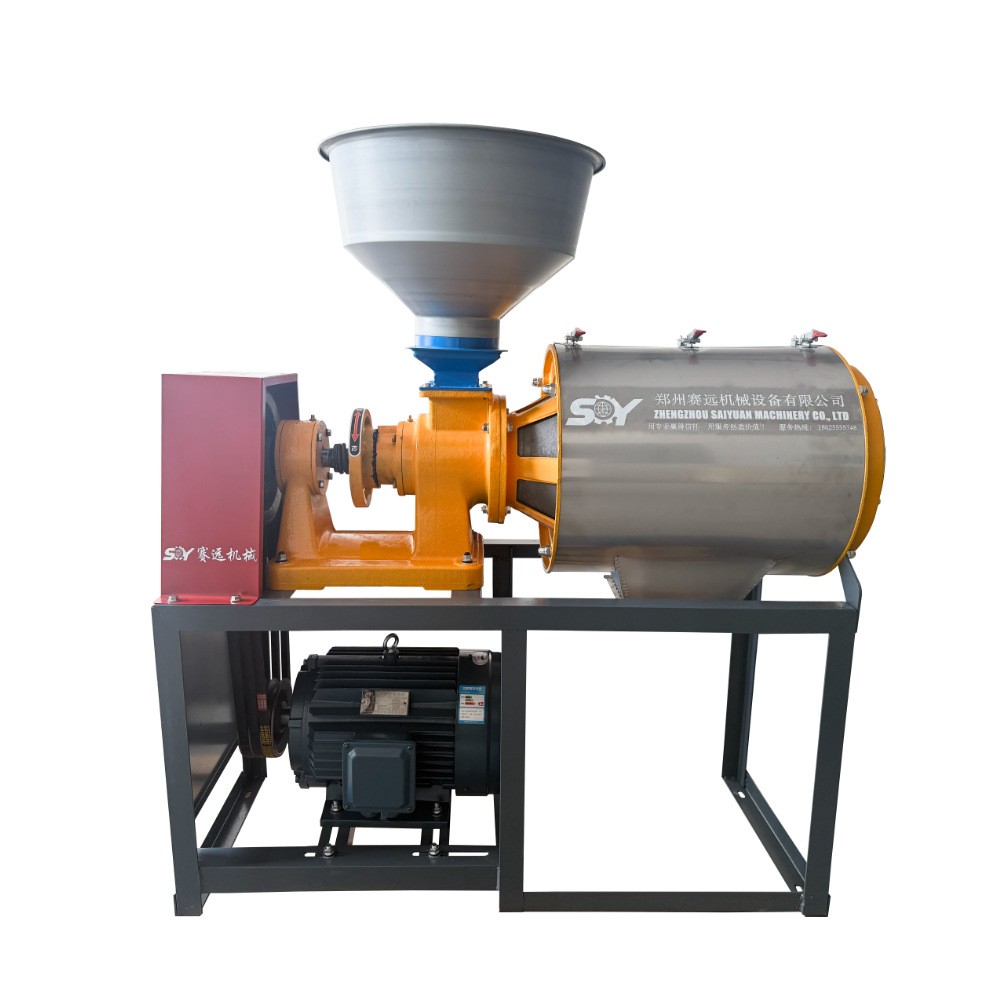全自动家用小型磨面机磨粉机麦糠分离面粉小麦玉米五谷杂粮粉碎机 1台图5