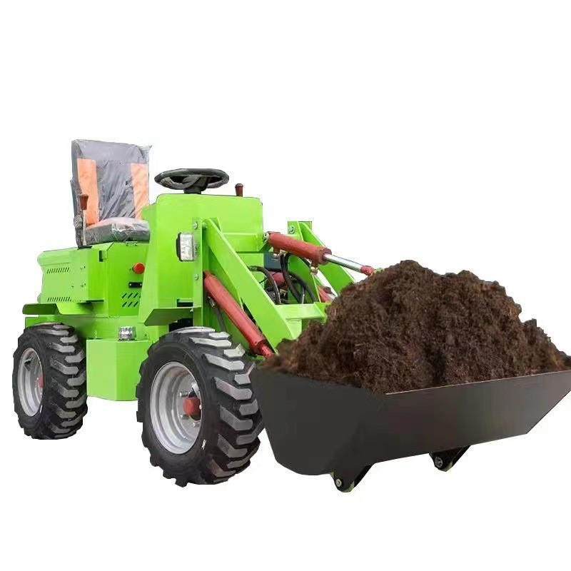 小型铲车电动四驱建筑工程单缸柴油小铲车家用养殖场清粪 车装载机 1部图5