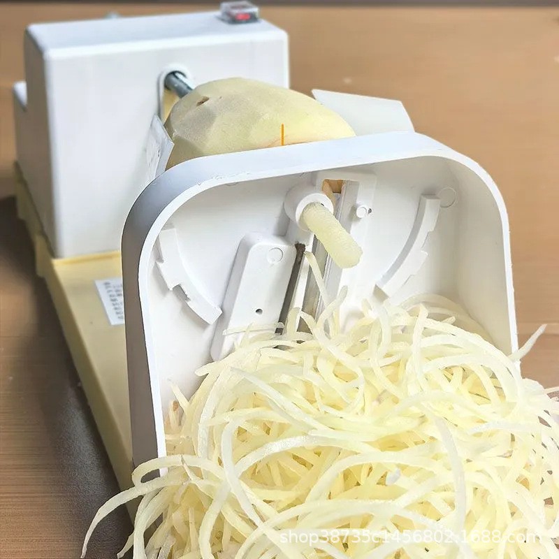电动瀑布千丝土豆机商用涮火锅店切菜切丝机刨萝卜丝全自动千丝机图4