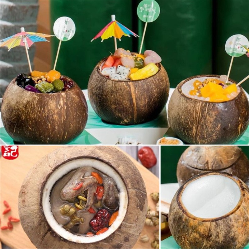 全自动椰子开盖切口机商用切椰子神器电动椰果开壳机电动开椰子机图4