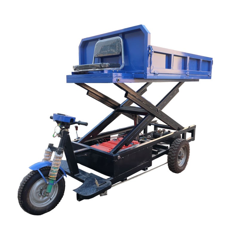 电动三轮液压砖机 工地施工升降平台 农用果园移动升降机图3