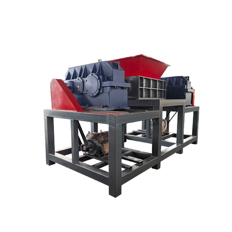 大型撕碎机厂家工业固废金属破碎生活垃圾木材塑料粉碎机强力破碎图5