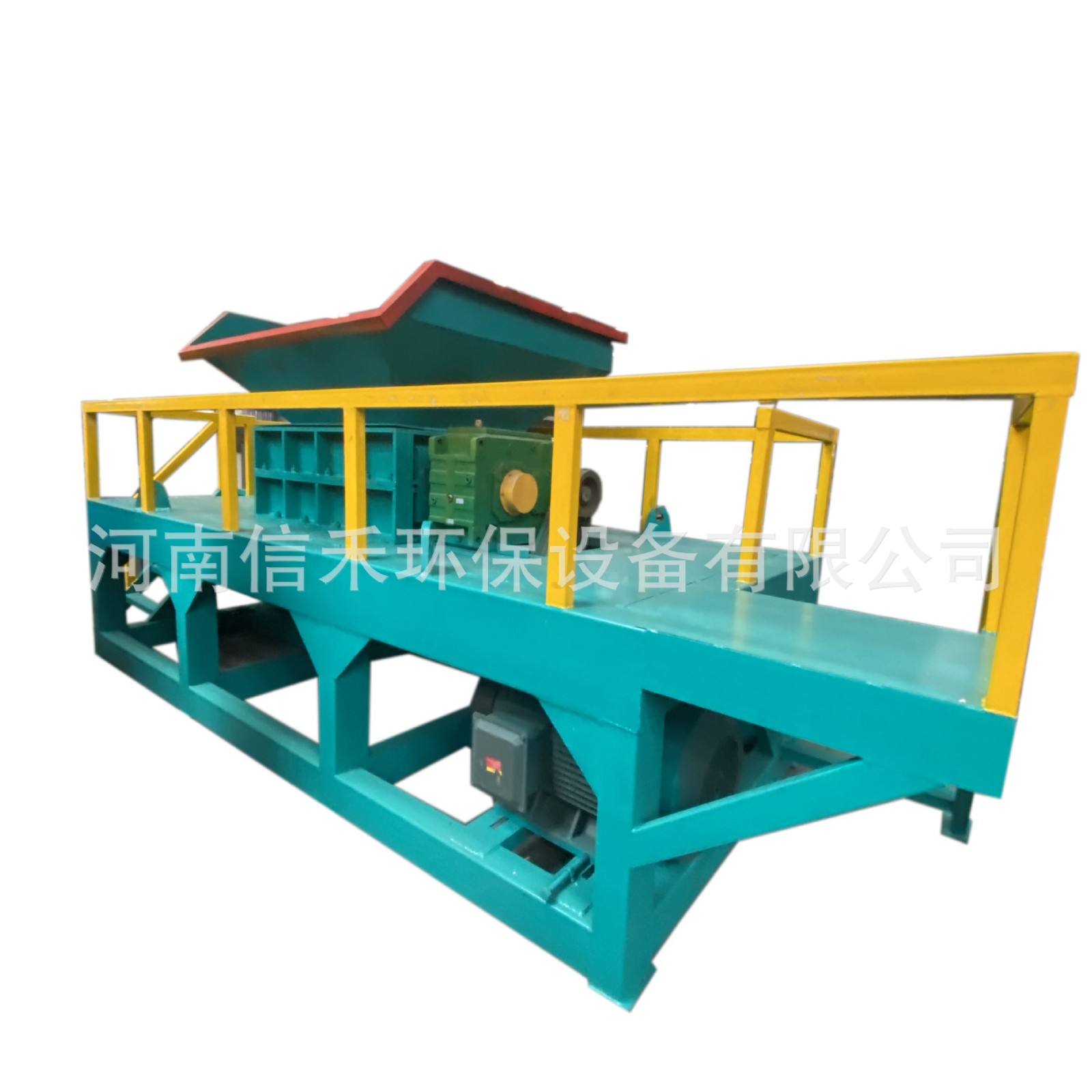 双滚刀撕碎机 旧衣服破碎机设备 皮革塑料薄膜吨包袋轻薄料撕碎机图5