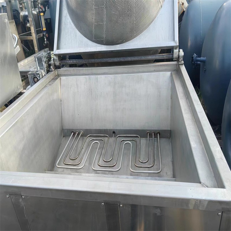喷淋式气泡清洗机不锈钢翻转式风干线全自动气泡果蔬清洗机九成新图4
