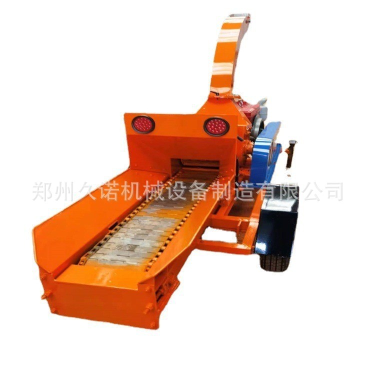 清理果园树枝移动粉碎机柴油发电移动树木削片机玉米秸秆打碎机图5