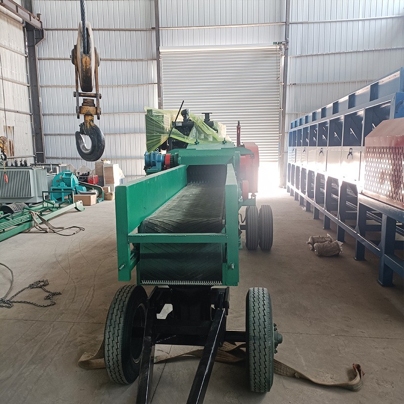 竹子切片机打片机造纸厂园林绿化适用木材粉碎设备木材切片机图4