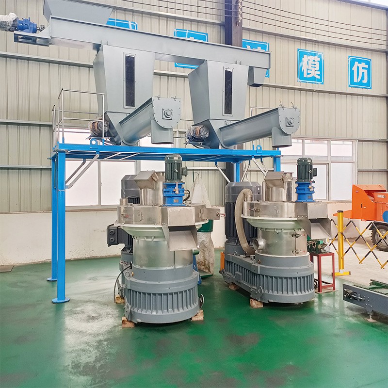 生物质秸秆木屑颗粒机立式环模结构新款运行稳定木屑压粒机图4