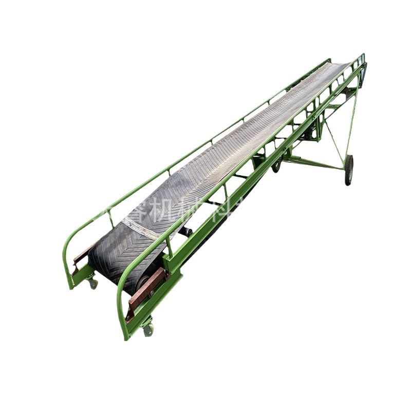 小型简易玉米饲料传送带 货物装车机 化肥污泥皮带输送机图4