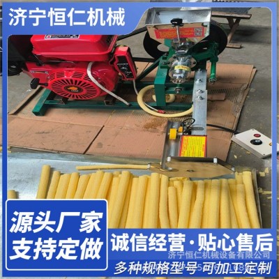 梁山现货小型五谷杂粮膨化机柴油机10马力杂粮米花机