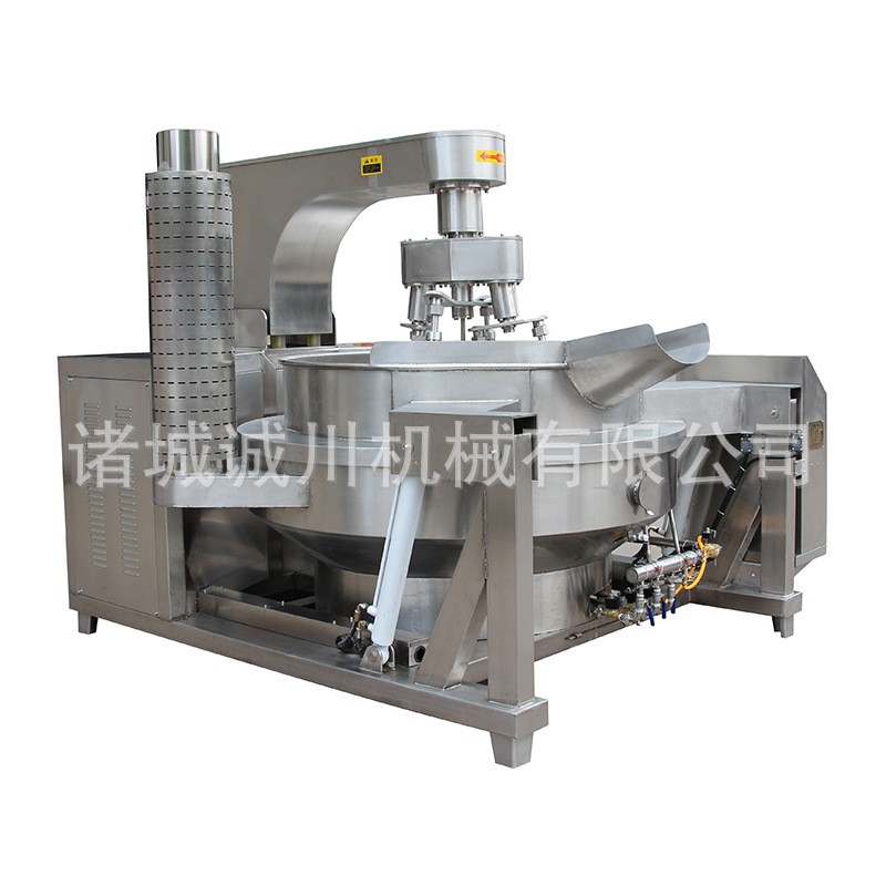 火锅底料炒锅 燃气多爪酱料搅拌炒锅 电加热多爪酱料炒锅图5