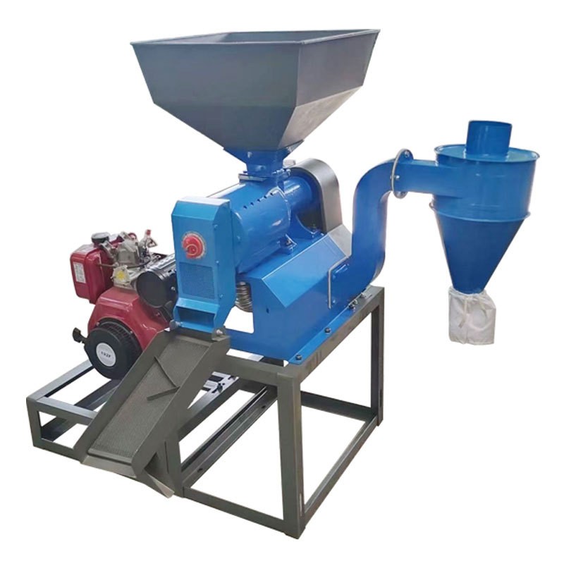 80型碾米机打米机商用多功能剥谷机脱壳机磨粉稻谷粉碎细糠一体机图4