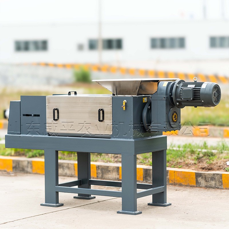 螺旋压榨机 甜叶菊压榨机械干湿分离机 螺旋式挤压脱水机固液分离图2