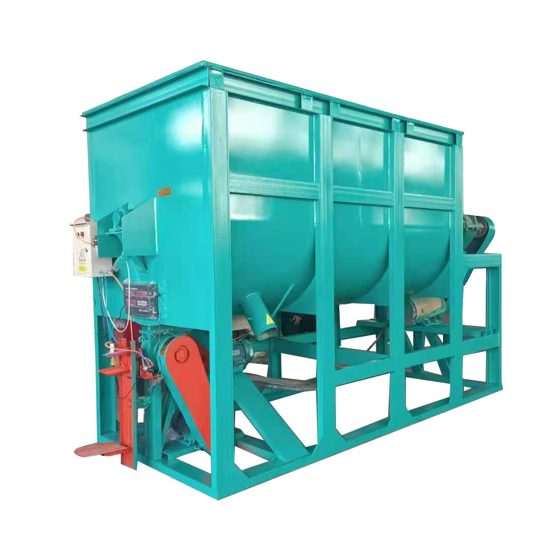 干粉砂浆饲料搅拌机 混合设备生产线自动上料搅拌输送打包一体机图5