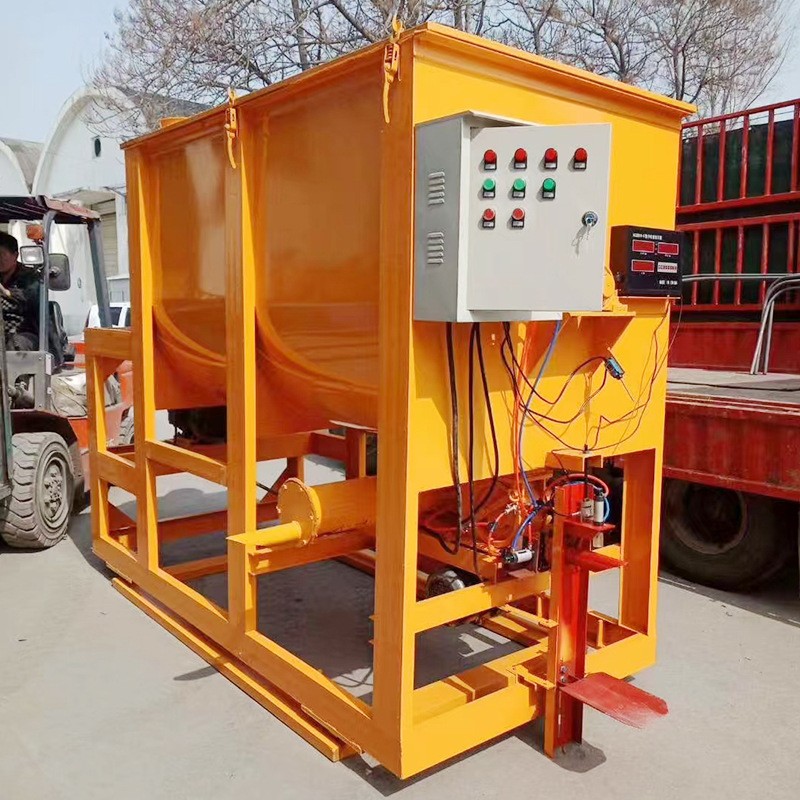 干粉砂浆饲料搅拌机 混合设备生产线自动上料搅拌输送打包一体机图4