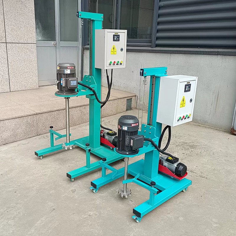 供应小型分散机 可调速电动升降高速分散涂料油漆小型分散机厂家图3