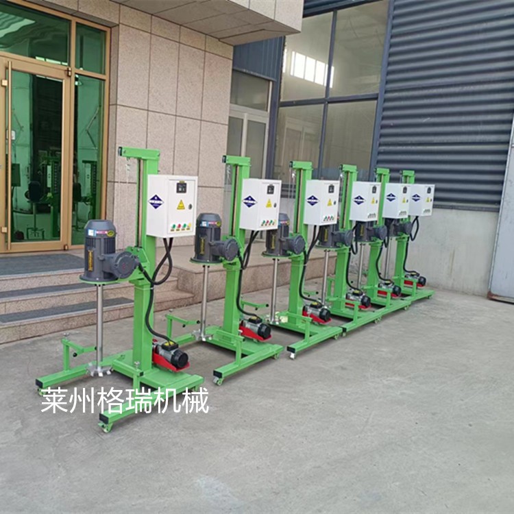 供应小型分散机 可调速电动升降高速分散涂料油漆小型分散机厂家图4