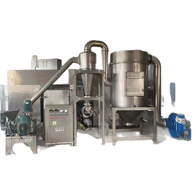 九成新大型超微粉碎机3000目振动磨粉机中药材破壁低温超细磨粉机图2