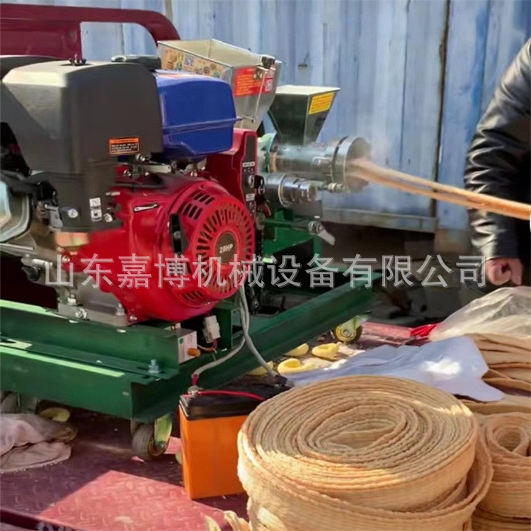 电启动汽油膨化机 杂粮摆摊焦米棍机 2025新手创业五谷 杂粮爆米花图2