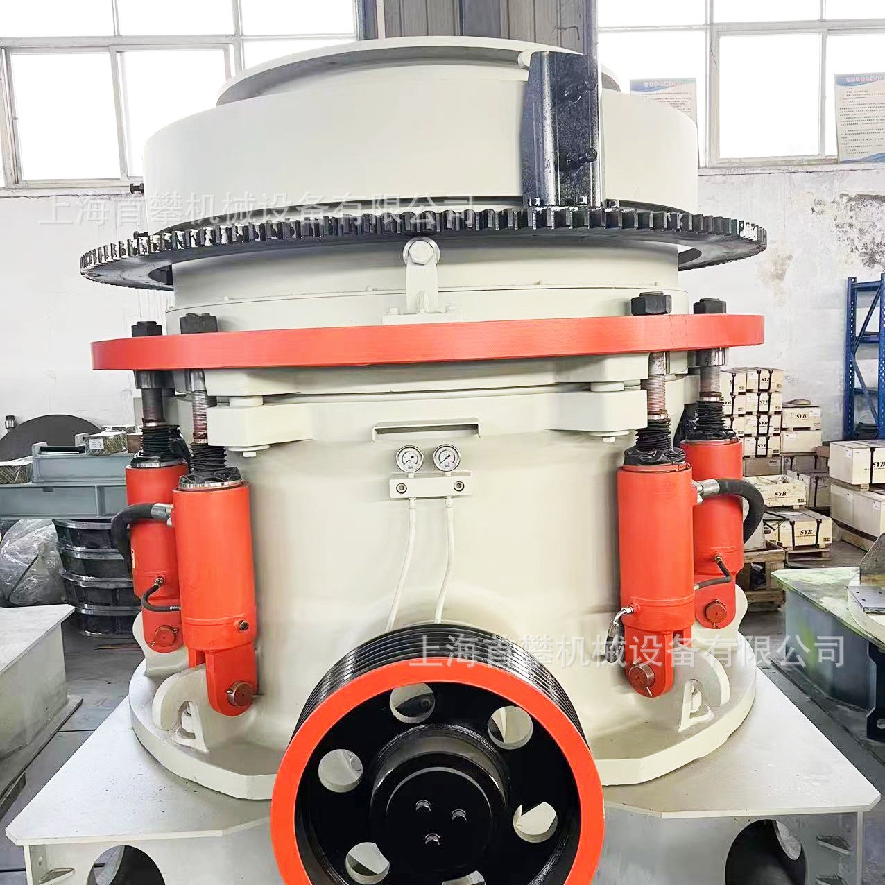 上海HP400多缸液压圆锥破碎机花岗岩矿石碎石加工破碎机厂家现货图2