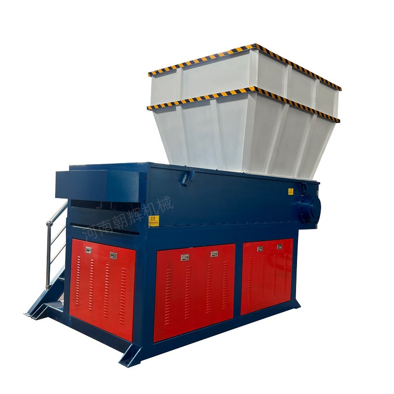 刮切式滚刀机头料塑料破碎机 小型单轴液压撕碎机 橡胶块打碎机图5