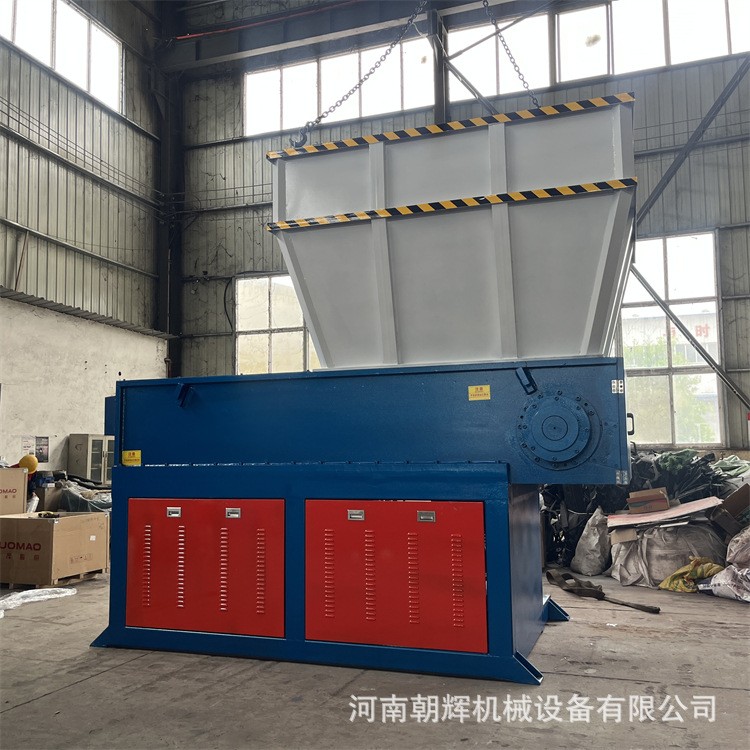 刮切式滚刀机头料塑料破碎机 小型单轴液压撕碎机 橡胶块打碎机图2