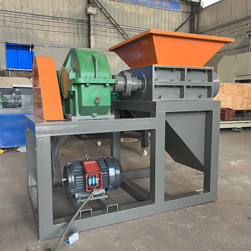 塑料撕碎粉碎机生产线废旧轮胎撕碎机建筑垃圾大型撕碎机生产线图3