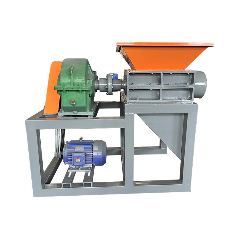 塑料撕碎粉碎机生产线废旧轮胎撕碎机建筑垃圾大型撕碎机生产线图5