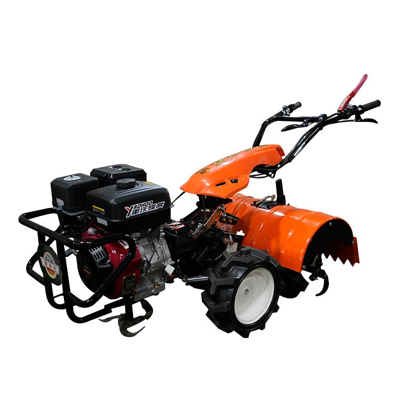 厂家直发四驱直连后旋微耕机农用除草旋耕机果园农田开沟翻地机器图5