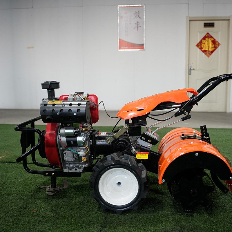 厂家直发四驱直连后旋微耕机农用除草旋耕机果园农田开沟翻地机器图4