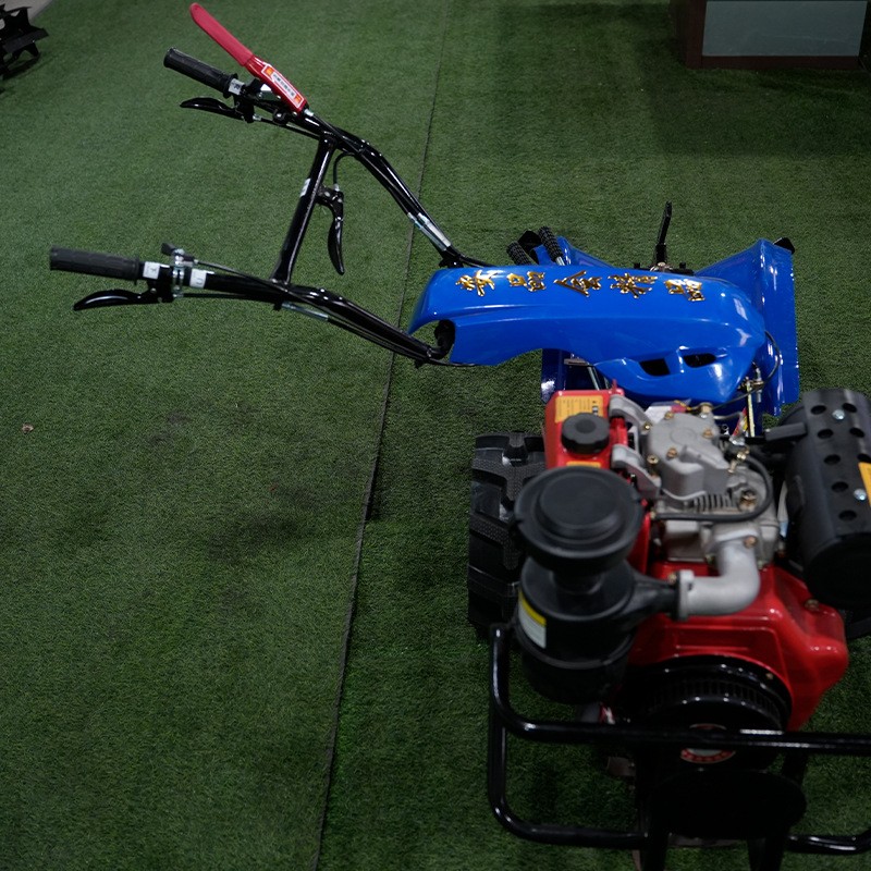 四驱直连后旋微耕机农用耕地起垄开沟旋耕机家用汽油小型除草机器图3