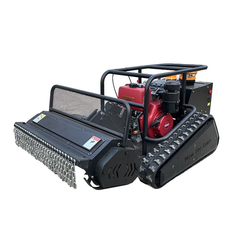 多功能柴油遥控割草机履带式全地形汽油动力遥控履打割草机 户外图2