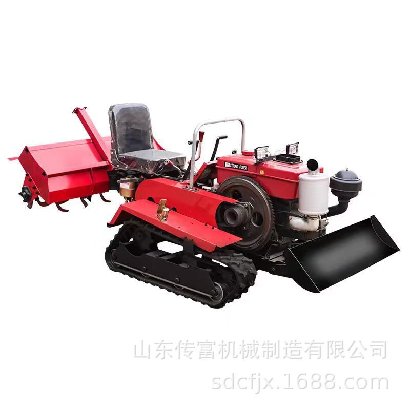 新款乘坐式四轮旋耕机多功能微耕机大棚果园山地丘陵水田耕地图5