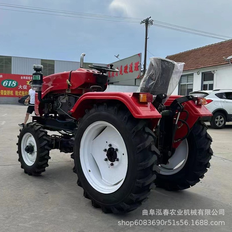泓春小型35马力四轮拖拉机 小型农用拖拉机 大马力单杠四驱拖拉机图3