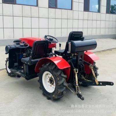 直销偏置35马力单缸两驱小型大棚王拖拉机果园施肥机风送式打药机
