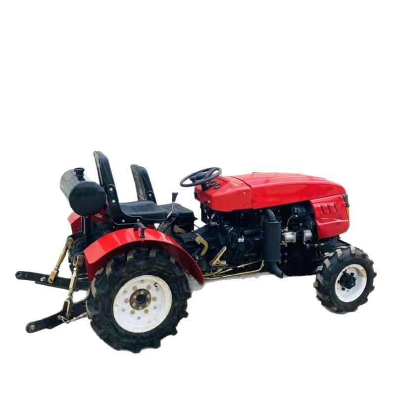 直销偏置35马力单缸两驱小型大棚王拖拉机果园施肥机风送式打药机图5