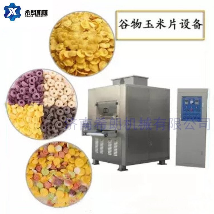 黄金玉米片生产线 熟化双螺杆生产设备 厂家直供图2